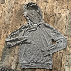 Spiritual Gangster Grey Long Sleeve Shirt With Hood